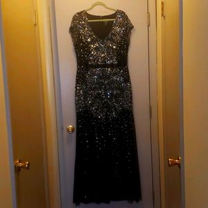 Beaded evening dress
